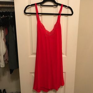 Free People red flowy dress
